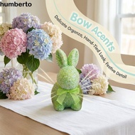HUMBERTO Rabbit Easter Figurine, Novelty Simulation Bunny Easter Bunny Ornament, Exquisite Colorful 