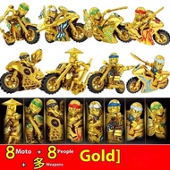 Bộ khối xây nhà xe máy oberni Ninjago cho trẻ em-Tương thích với LEGO NINJAGO