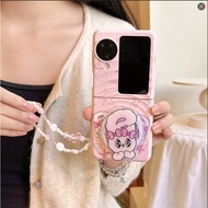 Suitable for OPPO Find N3 Flip Wave Phone Case Aisle Rabbit Magnetic Stand Protective Case
