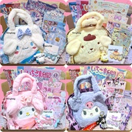 Sg stock* Sanrio Sling bag birthday surprise gift box set available in Cinnamoroll Kuromi My Melody Pompompurin