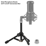 Geekria Tabletop Tripod Mic Stand Compatible with Audio-Technica AT2020, AT2020USB, AT2035, AT2050, 