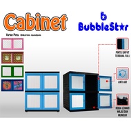 BUBBLE STAR lemari pakaian cabinet/lemari pakaian plastik/lemari plastik/lemari baju/lemari penyimpa