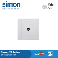 SIMON E3 TV Socket White