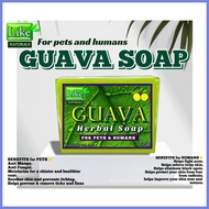 ✹ ☬ ◷ Guava soap (herbal soap) LIKE NATURALS 135g for pets and humans