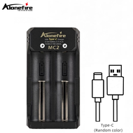 Alonefire MC2 Battery Charger Universal Smart Rechargeable Battery Adapter Lithium Battery 16340 18650 21700 26650