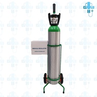 1.2 Cu. Ft. Aluminum Oxygen Tank Set Complete