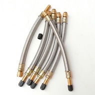 Pneumatic tire valve connection pipe, inflatable valve connection pipe, inflatable connection pipe, 