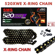520 CHAIN SMS CHAIN SPROCKET 520XER 520XWE 520KRO ORING CHAIN XRING CHAIN YAMAHA MODENAS KAWASAKI AT