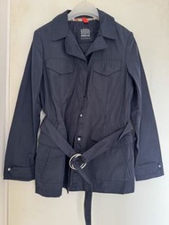 GEOX respira女裝功能性外套 防風跣水外套 風褸束腰外套 wind water resistance outer women jacket navy not Northface On Lul