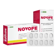 Novofe Plus Caps Iron Supplement Pills to Nourish Blood, Improve Anemia Box of 30 Pills