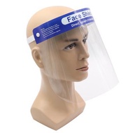 A plastic face shield for kids