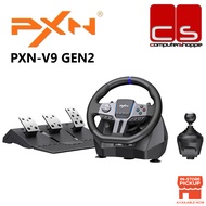 PXN V9 Gen2 Racing Steering Wheel with magnetic Pedals and Shifter