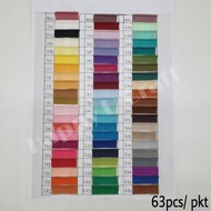 (33pcs & 63pcs) Zip Sorok / Zip Sembunyi / Invisible Zip (8 10 12 14 16 18 20 22 inch)