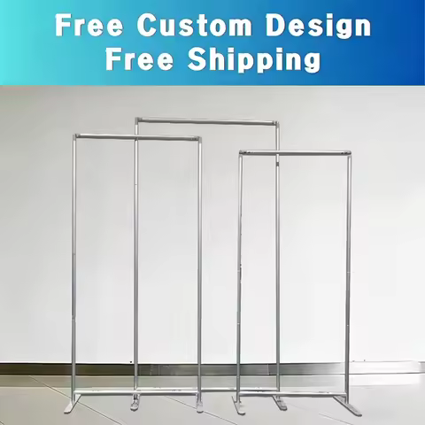 Rectangle Display Stand for Home and Holiday Party, Photo Studio Backdrop for Party, Wedding, Baby B