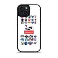 Casing Case iphone 15 14 13 12 11 Pro Max Mini Plus X Xs Max XR NBA Wallpaper DC40