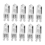Hierly 10Pcs G9 Bulb 60W G9 Halogen Light Bulbs for Floor Lamp Desk Lamp Pendants