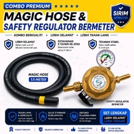 KEPALA GAS METER & HOSE AUTOMATIK(COMBO) ORIGINAL UGS