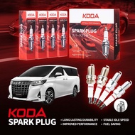 KODA Iridium Spark Plug Toyota Alphard GGH30 V6 3.5 2GR-FE 2015-2023 LFR6AIX-11 KD-02016 (1 SET)