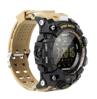 #N/A - EX16S迷彩戶外運動計步免充電 電子智慧手錶（迷彩黃）#Q901021646