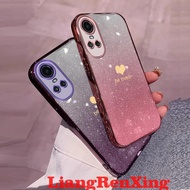 Casing OPPO Reno 10 5G RENO 10 PRO RENO 8 PRO 5G 2023 phone case Softcase Silicone shockproof Cover new design glitter for girls lovers clear case SFAX01