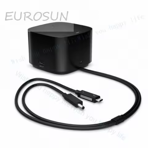 LL New For HP Thunderbolt G4 Docking Station 4J0G4AA Ethernet 280W Thunderbolt Dock