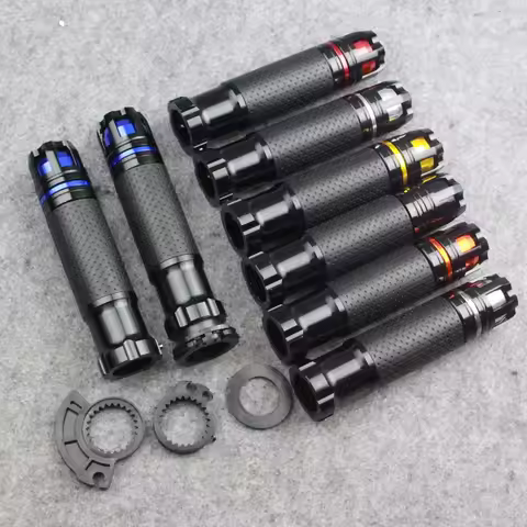 7/8'' 22MM Motorcycle CNC handle grips Motorbike handlebar ends FOR Kawasaki zx6r zx9r zx12r z800 z1
