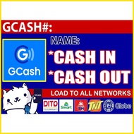 ✢ ◩ ◲ GCASH CASH IN CASH OUT  TARPAULIN