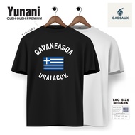 YUNANI GREECE THEBES OLYMPIA T-Shirt Cotton Combed 24s SOUVENIR PREMIUM GIFT