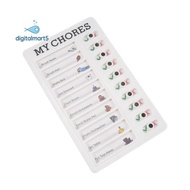 My Chores  Memo Plastic Board, Detachable and Reusable  Memo  for Check Items and Form