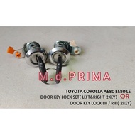 TOYOTA COROLLA AE80 EE80 LE DOOR KEY LOCK SET /RH / LH