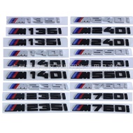 New letter digit logo for BMW M135i M140i M235i M240i M550i M760i Rear trunk emblem Back sticker M p