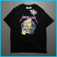 ❀ ❁ ◱ HITAM Orifake - METALLICA Damage Justice Black T-Shirt