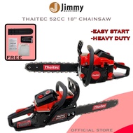 Thaitec 18" 52cc Heavy Duty Chainsaw 2 Stroke Gasoline Engine Mesin Tebang Pokok Chain Saw