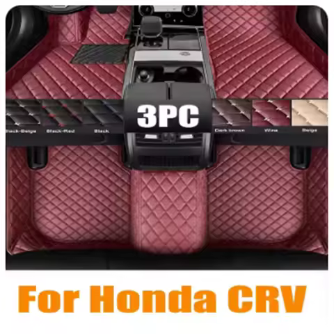 Car Floor Mats For Honda CRV CR-V Hybrid RT5–RT6 RW1–RW8 2019 2020 2022 2021 Leather Car Mats Car In