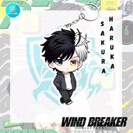 Acrylic Keychain Anime Wind Breaker - Sakura Haruka, Soou Hayato, Umemiya Hajime Ganci Anime Akrik -