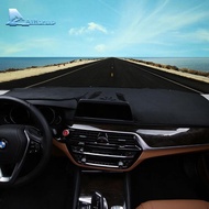 Flannel for BMW G30 G05 G01 F15 F16 F07 F10 F11 F48 Car Dashboard Mat Anti-slide Pad Dashmat Sunshad