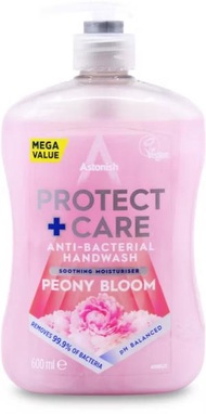 Astonish Handwash Peony Bloom 600ml ,Astonish 牡丹花洗手液 600ml  (Choice other than Dettol)(滴露消最佳替代品)