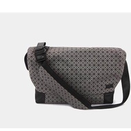 ♘┇✆ Issey Miyake Issey Miyake Bag Trendy Male Knight Bag Postman Bag Silicone Satchel Bag Single Shoulder Crossbody Bag Geometric Rhombus Plaid Bag