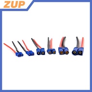 ZUP EC2/EC3/EC5 Male Female Connector Pigtail Cable Silicone Wire RC New
