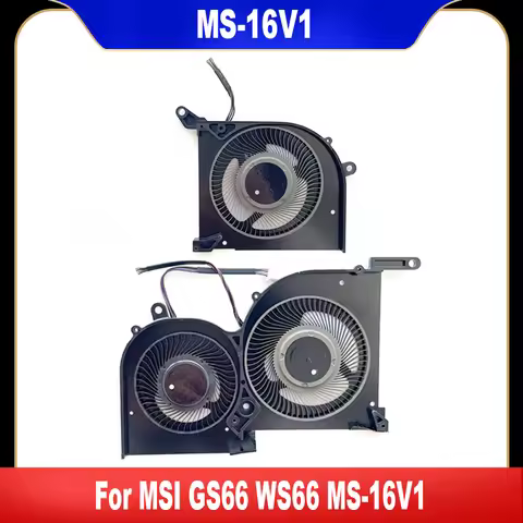 New For MSI GS66 WS66 Stealth 10SD 10SE 10SF 10SFS 10SGS MS-16V1 CPU Fan GPU Cooling Fan BS5005HS-U4