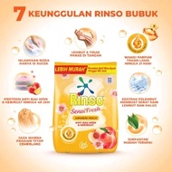 Rinso DETERGENT FRESH SENSI POWDER ALL AROMA VARIANTS 1500GR/ 1.5 KG