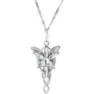 Kalung Valman Arwen Evenstar, Kalung Loket Lord of The Ring Hobbit dengan Cubic Zirconia, Perhiasan 