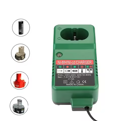 Battery Charger for Makita 6010D 6261D 6226DWE 6270D 6270DWE 6271D 6271DWE Replacement Charger 7.2V 