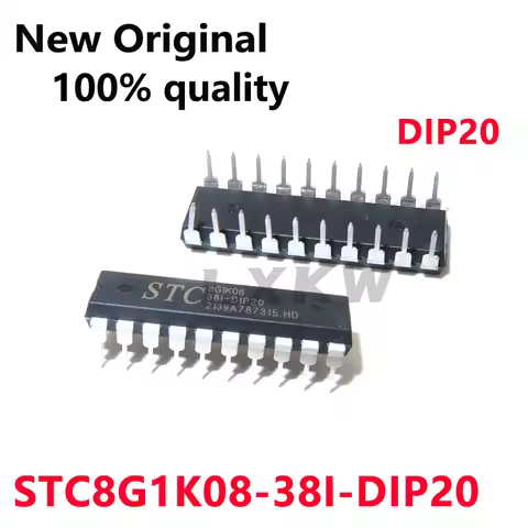 5-10/PCS New Original 8G1K08 STC8G1K08-38I-DIP20 STC8G1K08 STC8G1K08-38I Single-chip microcomputer c