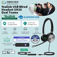 Yealink UH36 Dual Teams USB Wired Headset dengan Mikrofon Yealink UH36 Dual Teams USB Wired Headset 
