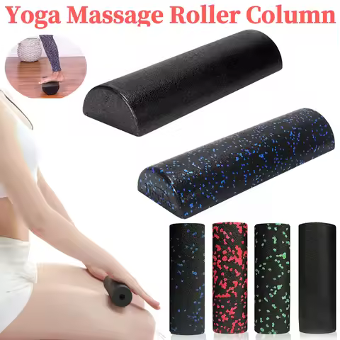 Half Round Balance Training Roller Block Portable Fitness Muscle Foam Roller EPP Foam Massage Roller