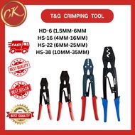T&G HD-6 HS-16 HS-22 HS-38 CRIMPING TOOL