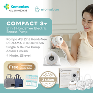 MOMABAE – COMPACT S+  – 2 IN 1 Handsfree Breast Pump / Pompa ASI Elektrik / Breast Pump Electric / P