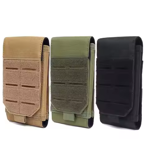 Molle Laser Pouch Tactical Cell Phone Belt EDC Pouch Holder Waist Accessories Bag Outdoor Camping Mo