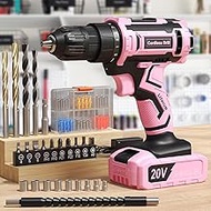 VIWKO Drill Driver Battery 20V, Electric Screwdriver with 85 Accessories, Drill Battery 42 N.m Max,